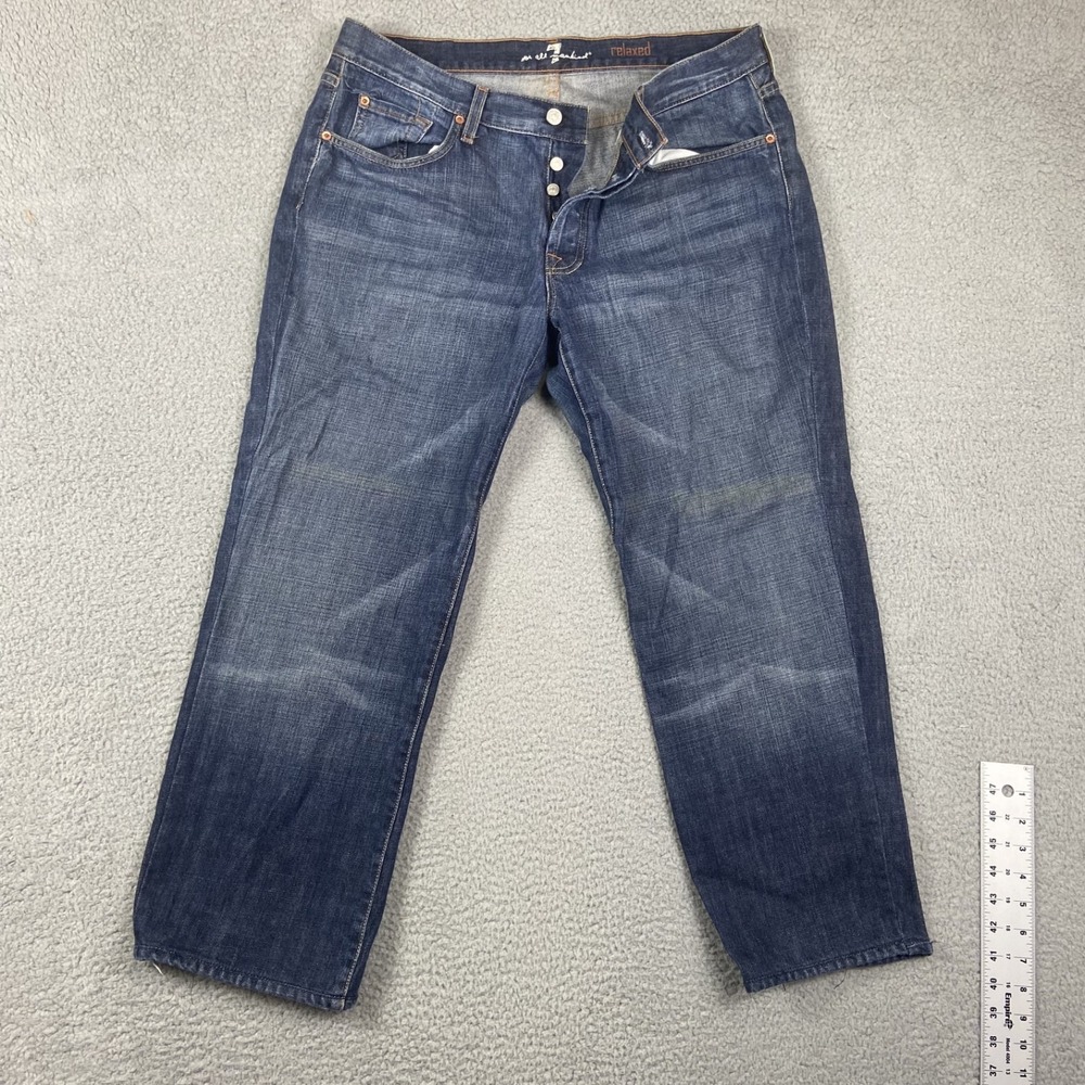 7 For All Mankind Men's Relaxed Fit Jeans 36x28